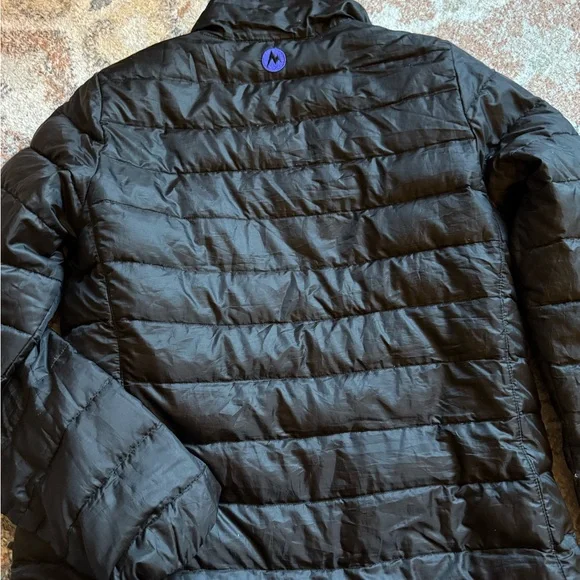 Women's Marmot Black and Purple Insulated Jacket - Picture 5 of 9
